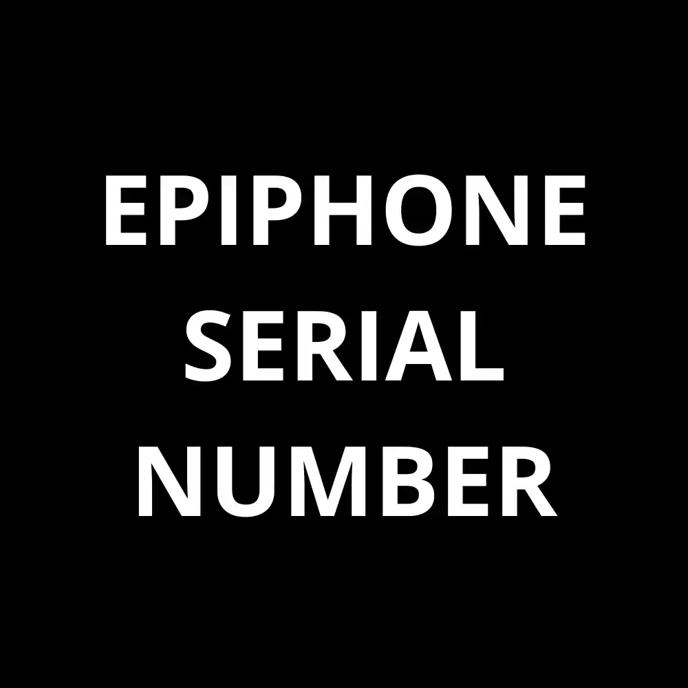 Epiphone serial number lookup