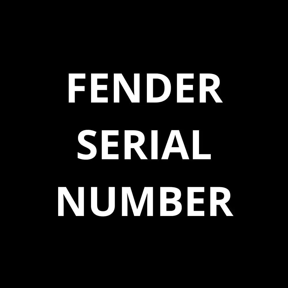Fender serial number lookup