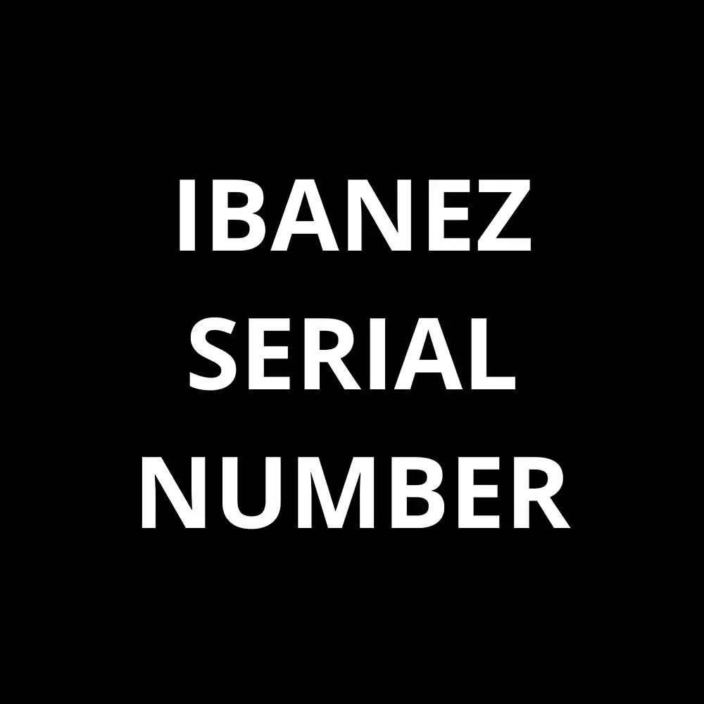 Ibanez serial number lookup