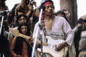 Jimi Hendrix with Olympic White