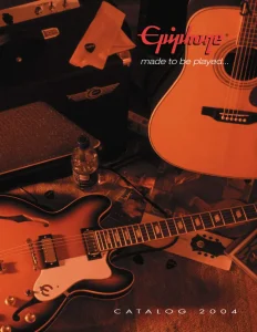 Epiphone Catalog 2004 Guitars
