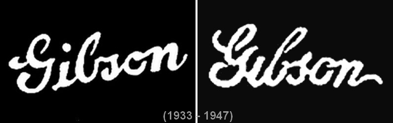 Gibson logo 1933-1943