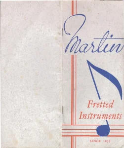 Martin Catalog 1941 Guitars