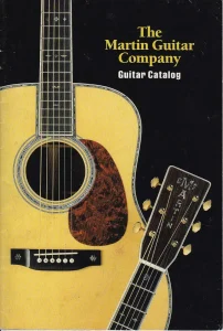 Martin Catalog 1996 Guitars