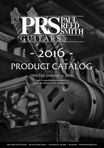 PRS Catalog 2016 Guitars 1