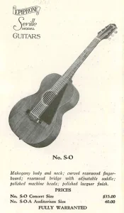 Epiphone Catalog 1930