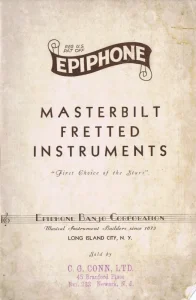 Epiphone Catalog 1932