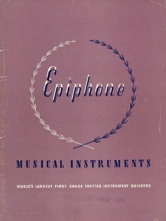 Epiphone catalog 1939
