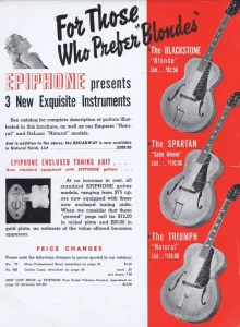 Epiphone Catalog 1940