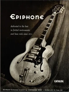 Epiphone Catalog 1954