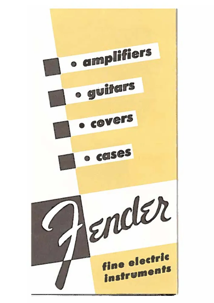 Fender Catalog 1953