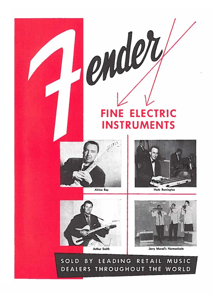 Fender Catalog 1956