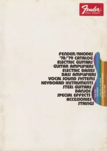 Fender Catalog 1978