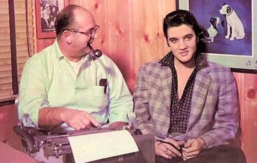 Colonel Tom Parker with Elvis