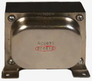 Fender Transformer Serial Number