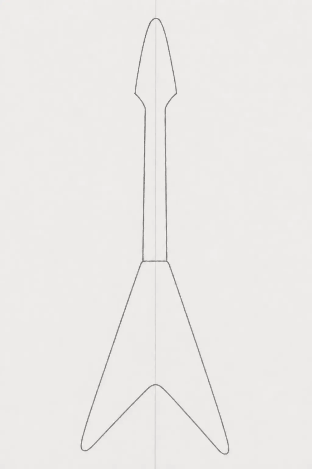 electric guitar drawing 02