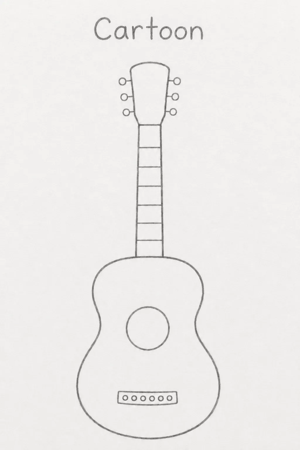 guitar cartoon