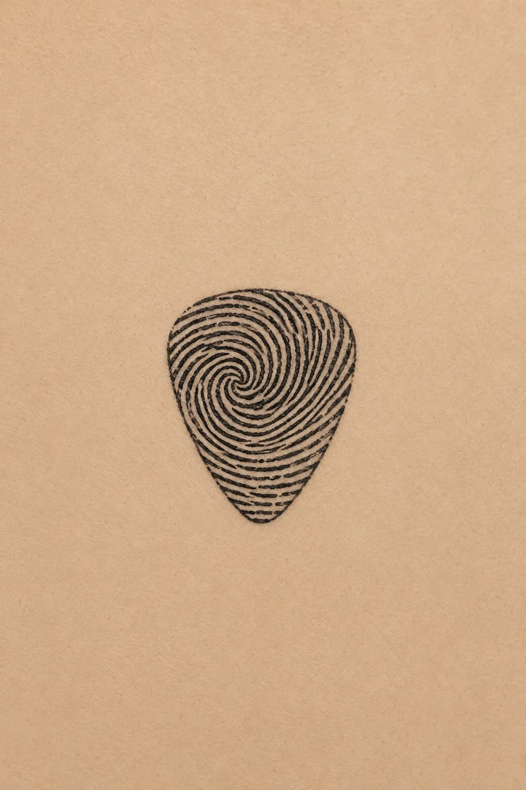 guitar pick tattoo 06