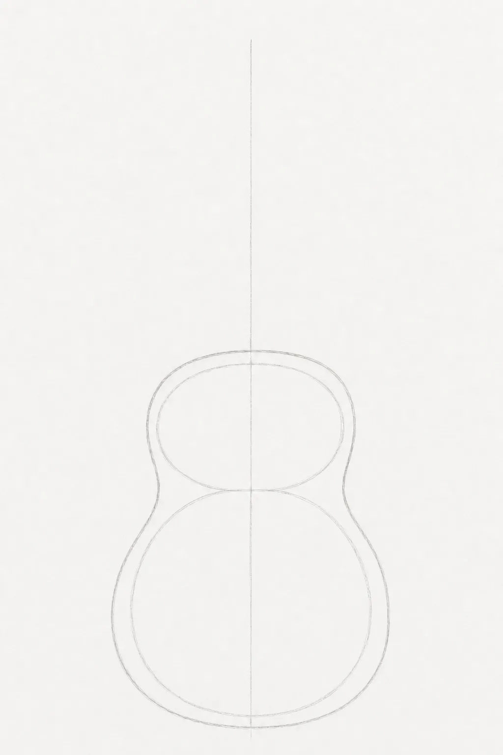 simple guitar drawing 2
