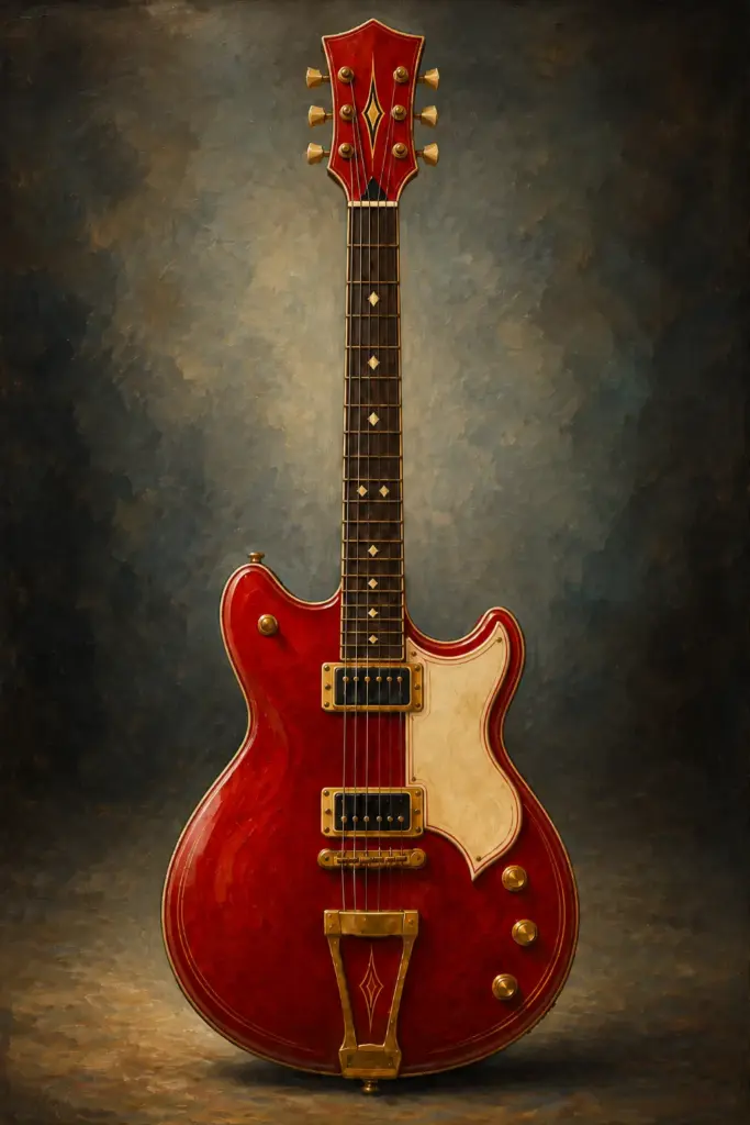 red guitar aesthetic 56 22