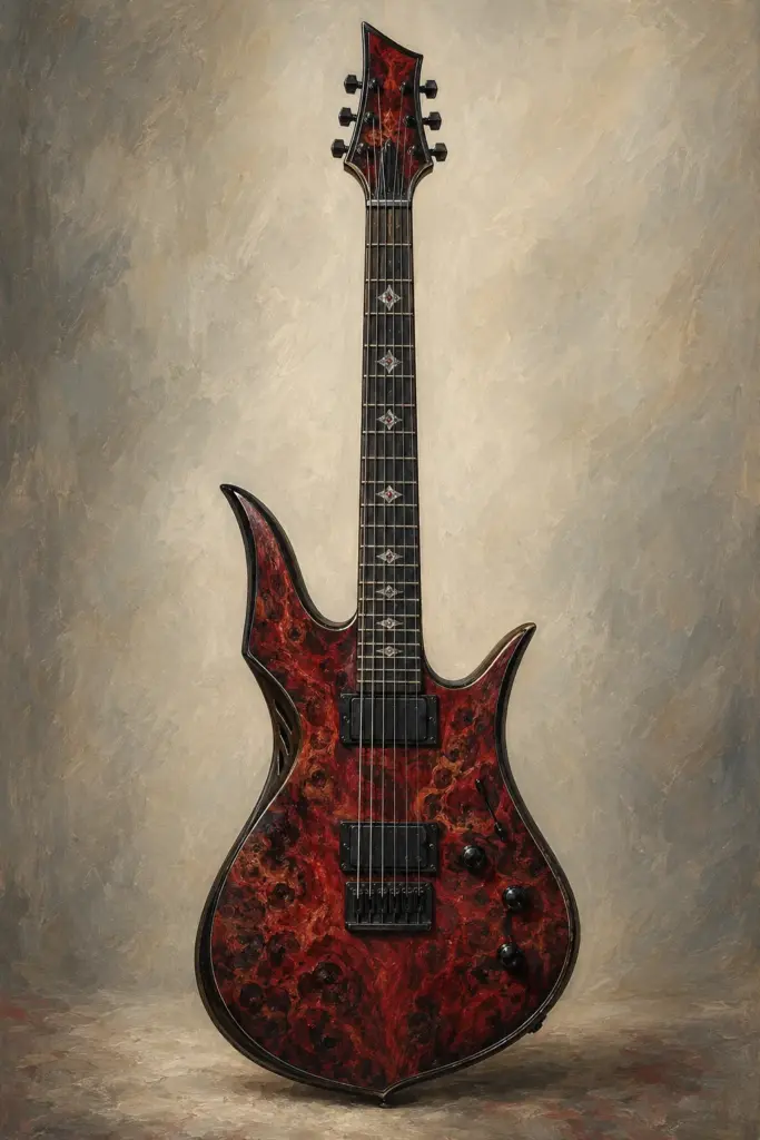 red guitar aesthetic 57 16