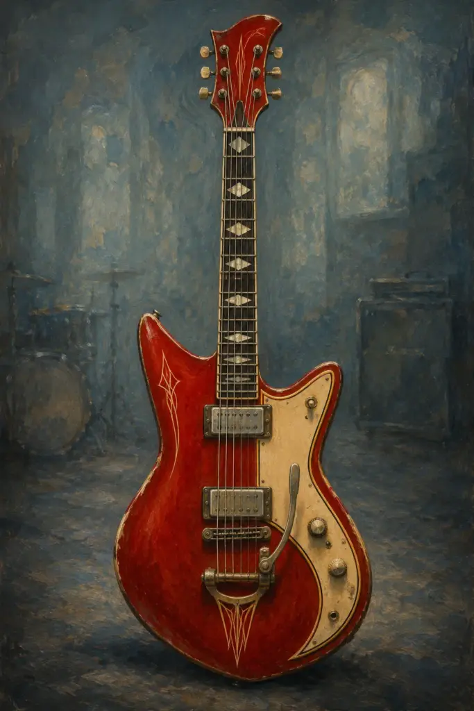 red guitar aesthetic 57 25