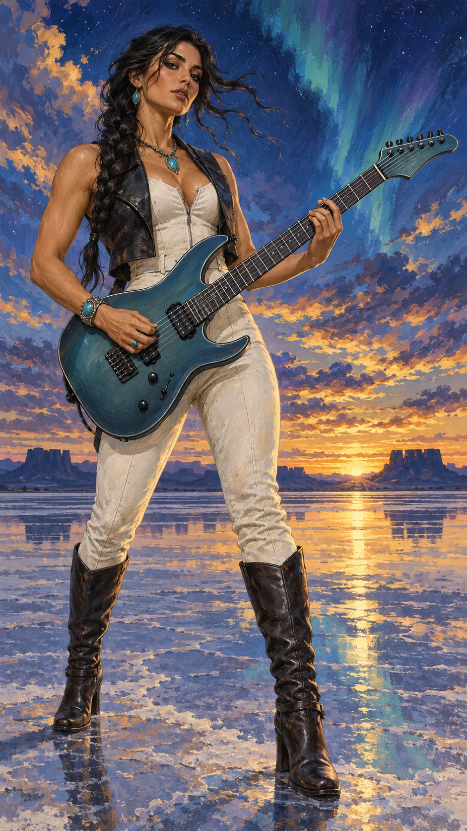 46 fantasy rock guitar girl